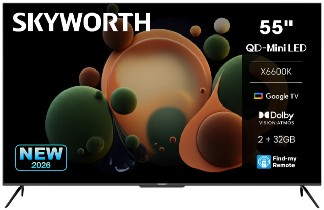 Skyworth 55 Inch UHD 4K QLED Google TV 1 Skyworth 55 Inch UHD 4K QLED Google TV