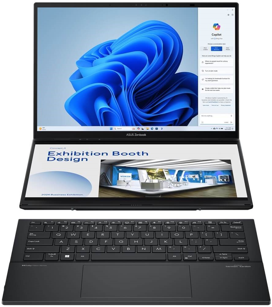 Asus Zenbook DUO UX8406CA Intel Core Ultra 9 Dual Screen Laptop 1 Asus Zenbook DUO UX8406CA Intel Core Ultra 9 Dual Screen Laptop