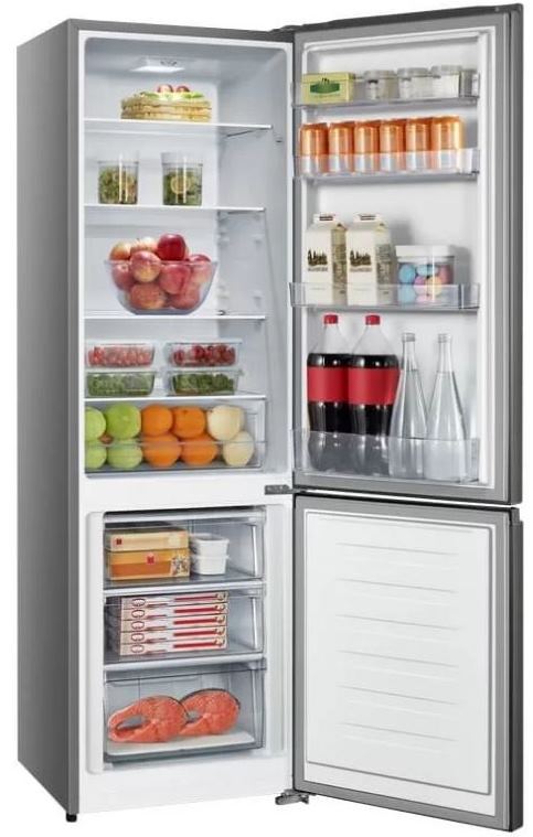 Hisense 264L Titanium Inox Combi Fridge 1 Hisense 264L Titanium Inox Combi Fridge
