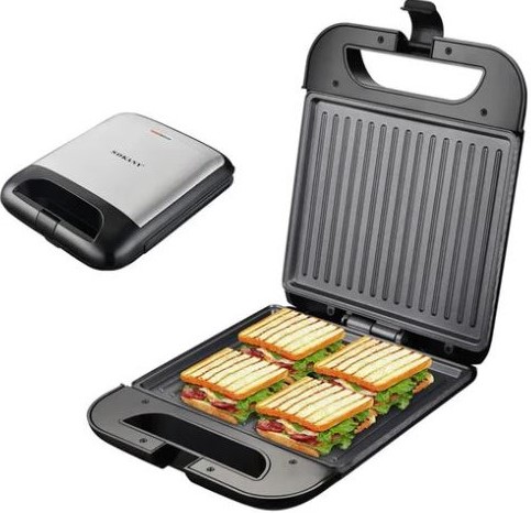 Sokany 8 Slice Sandwich 1200W Grill Maker 1 Sokany 8 Slice Sandwich 1200W Grill Maker