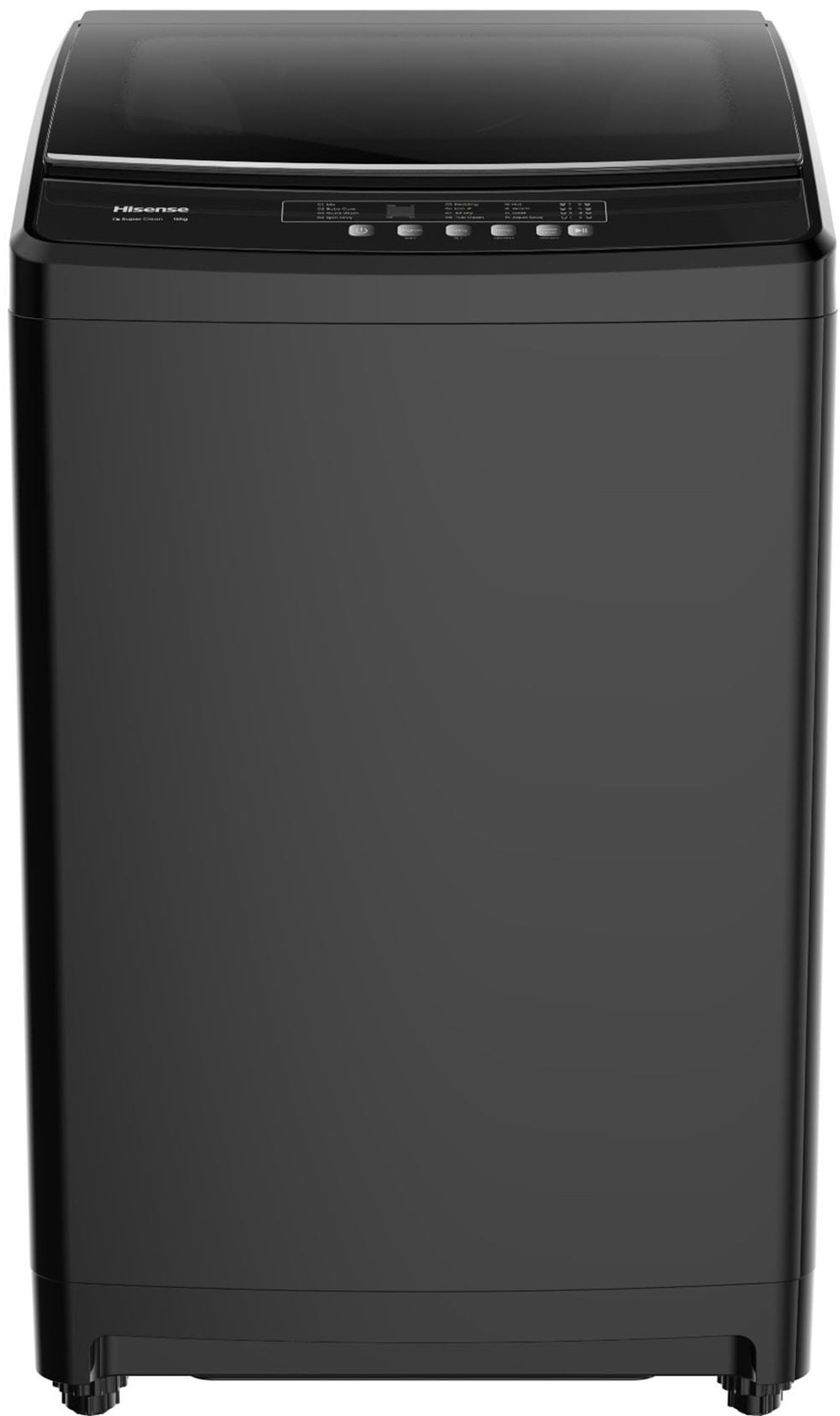 Hisense 16kg Top Loader Washing Machine Black 1 Hisense 16kg Top Loader Washing Machine Black