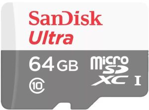 SanDisk Ultra 64GB microSD Memory Card
